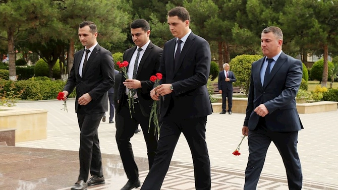 Hacıqabulda Dövlət Qulluqçularının Peşə bayramı qeyd olundu — FOTOLAR