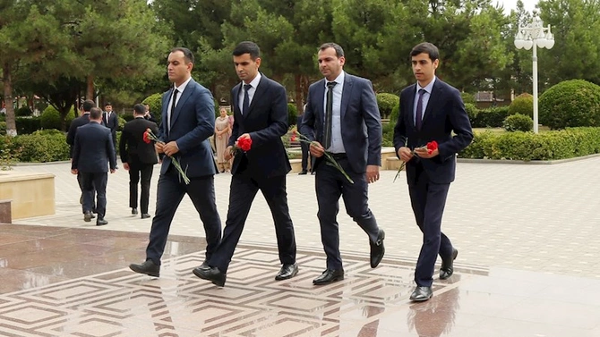 Hacıqabulda Dövlət Qulluqçularının Peşə bayramı qeyd olundu — FOTOLAR
