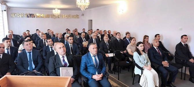Hacıqabulda Dövlət Qulluqçularının Peşə bayramı qeyd olundu — FOTOLAR