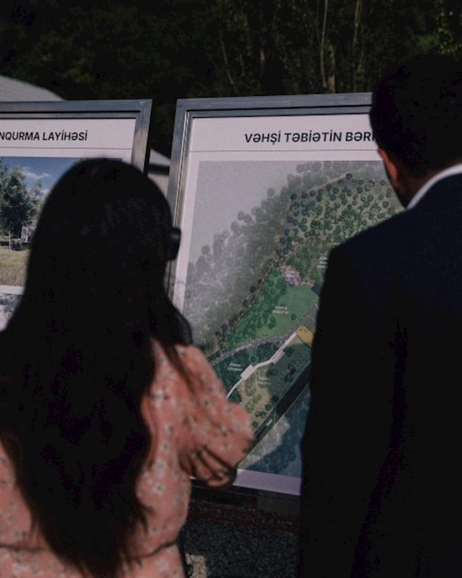 Leyla Əliyeva və Arzu Əliyeva Altıağac Milli Parkında — FOTOLAR