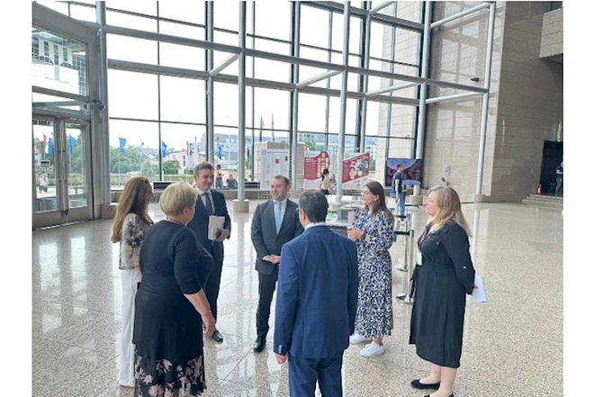 Mədəniyyət Nazirliyinin nümayəndə heyəti Zaqreb Milli və Universitet Kitabxanasını ziyarət edib — FOTOLAR Mədəniyyət Nazirliyinin nümayəndə heyəti Zaqreb Milli və Universitet Kitabxanasını ziyarət edib — FOTOLAR