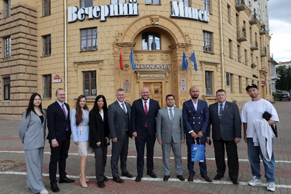 Minskdə mühüm konfrans: Azərbaycan və Belarus jurnalistləri bir araya gəldi — FOTOLAR