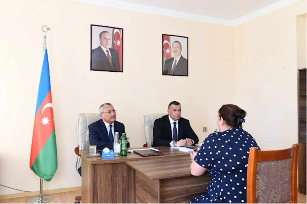 Şirvanda keçmiş məcburi köçkünlərin müraciətləri dinlənilib — FOTOLAR