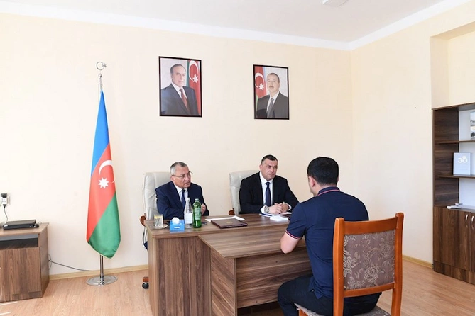 Şirvanda keçmiş məcburi köçkünlərin müraciətləri dinlənilib — FOTOLAR