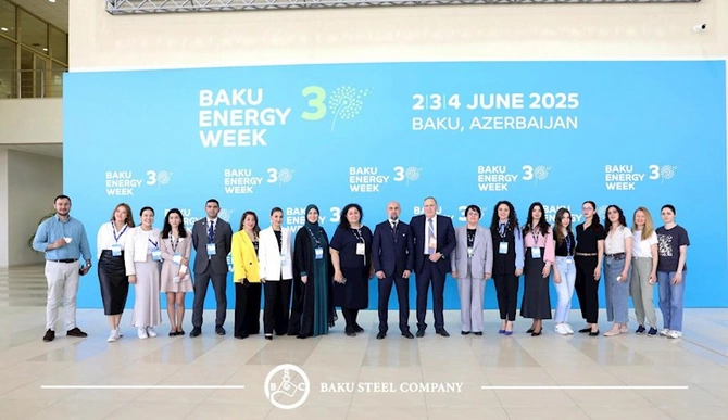Baku Steel Company 30-cu Yubiley Beynəlxalq Xəzər Neft və Qaz Sərgisində — FOTOLAR
