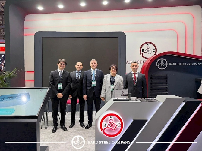 Baku Steel Company 30-cu Yubiley Beynəlxalq Xəzər Neft və Qaz Sərgisində — FOTOLAR