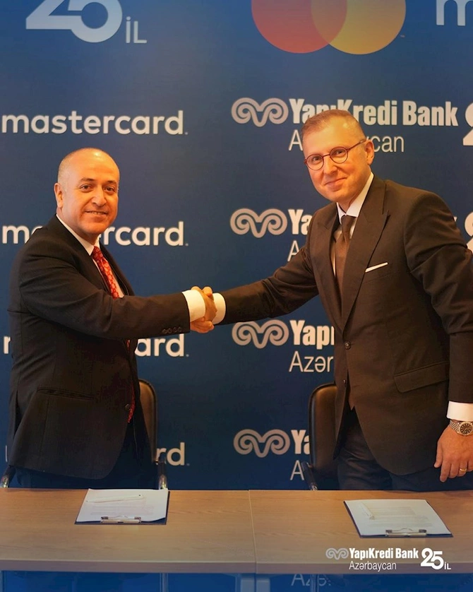 “Yapı Kredi Bank Azərbaycan” QSC və “Mastercard” arasında regionda ilk “Mastercard Wholesale Program” əməkdaşlığı imzalandı — FOTOLAR