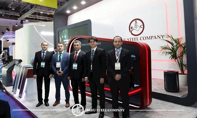 Baku Steel Company 30-cu Yubiley Beynəlxalq Xəzər Neft və Qaz Sərgisində — FOTOLAR