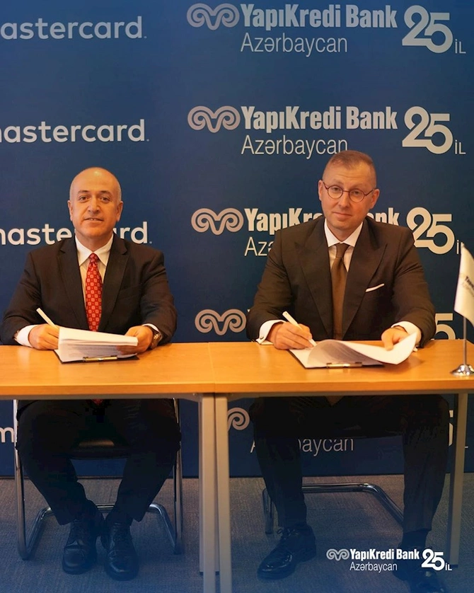 “Yapı Kredi Bank Azərbaycan” QSC və “Mastercard” arasında regionda ilk “Mastercard Wholesale Program” əməkdaşlığı imzalandı — FOTOLAR
