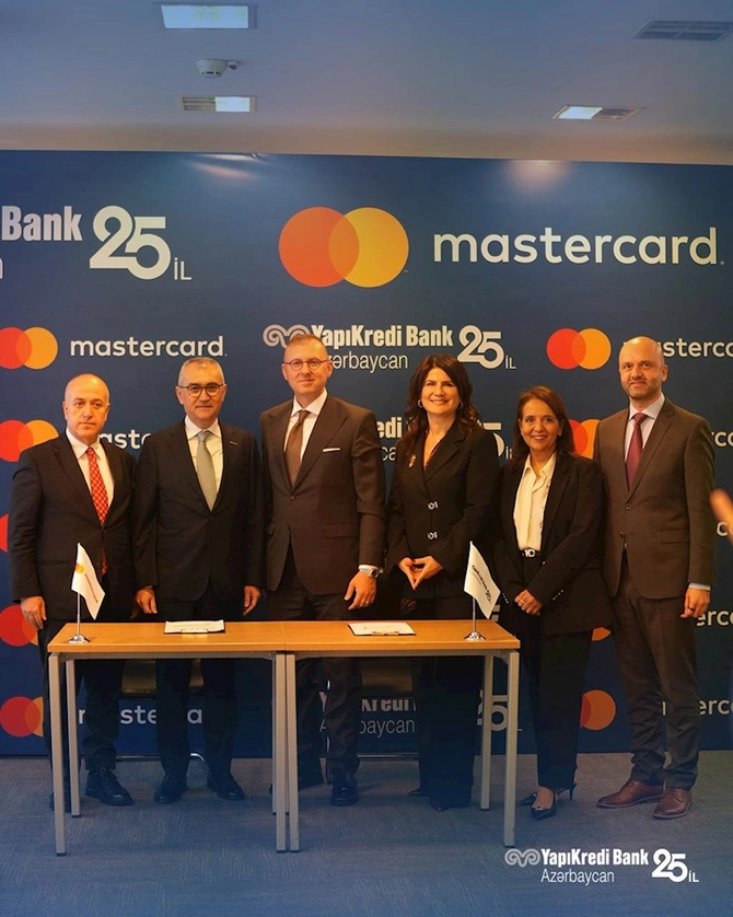“Yapı Kredi Bank Azərbaycan” QSC və “Mastercard” arasında regionda ilk “Mastercard Wholesale Program” əməkdaşlığı imzalandı — FOTOLAR