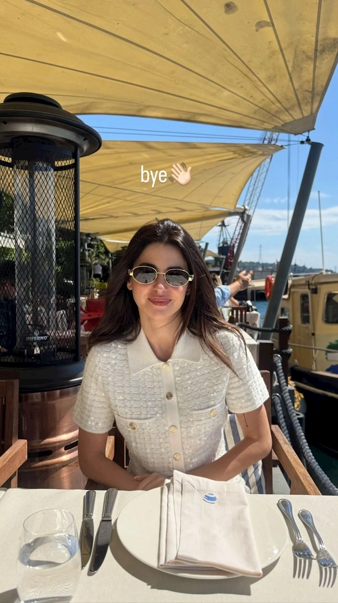 Nəsrinin yaxta tətili — FOTOLAR Nəsrinin yaxta tətili — FOTOLAR
