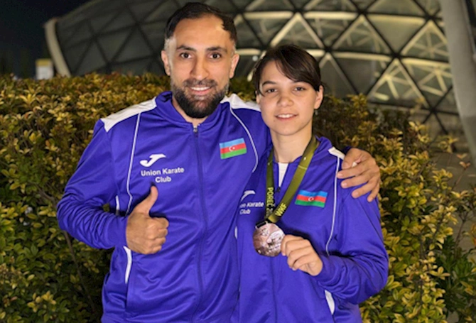 Azərbaycan karateçiləri Xorvatiyada bürünc medallar qazanıblar — FOTO