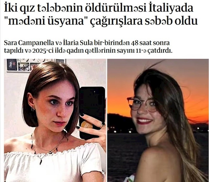 “Azadlıq qəzeti”nin qadın zorakılığı üzərində spekulyasiyası — FOTOLAR