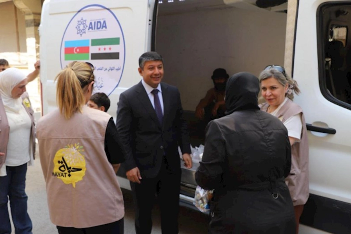 Azərbaycan Suriyada növbəti xeyriyyə aksiyası keçirib — FOTOLAR