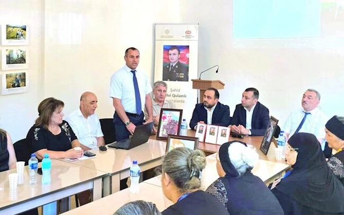 Şəhid Ülvi Qulamlıya həsr olunmuş videoçarx təqdim edildi — FOTOLAR