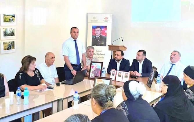 Şəhid Ülvi Qulamlıya həsr olunmuş videoçarx təqdim edildi — FOTOLAR