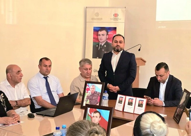 Şəhid Ülvi Qulamlıya həsr olunmuş videoçarx təqdim edildi — FOTOLAR