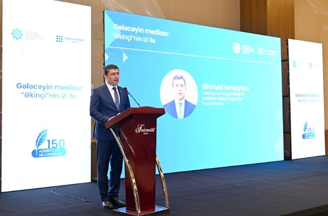 “Gələcəyin mediası: “Əkinçi”nin izi ilə” mövzusunda media forum keçirilir — FOTOLAR “Gələcəyin mediası: “Əkinçi”nin izi ilə” mövzusunda media forum keçirilir — FOTOLAR