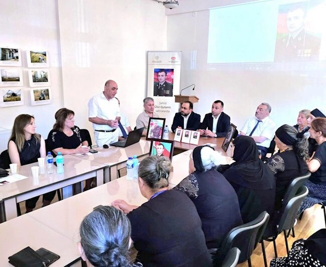 Şəhid Ülvi Qulamlıya həsr olunmuş videoçarx təqdim edildi — FOTOLAR