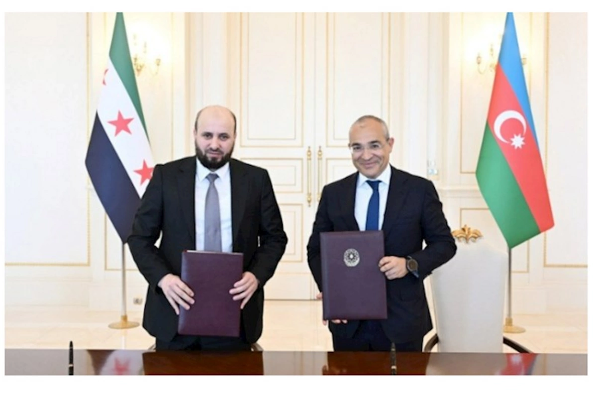SOCAR ilə Suriya arasında Anlaşma Memorandumu imzalandı