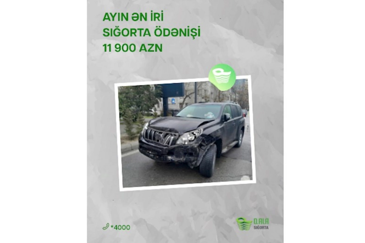 Azərbaycanda sığorta şirkəti müştəriyə 11 900 sığorta ödənişi ödəyib