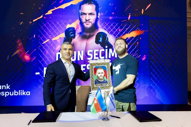 Bank Respublika və UFC ulduzu Rafael Fiziev arasında əməkdaşlıq sazişi imzalandı — FOTOLAR