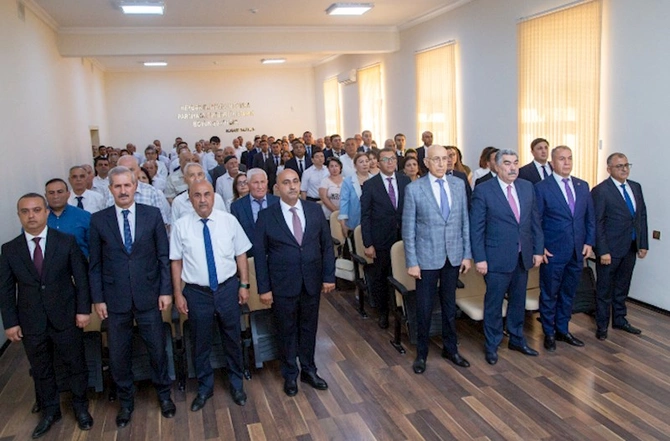 Salyan rayon təşkilatının yaradılmasının 32 illiyinə həsr edilmiş konfrans keçirildi — FOTOLAR