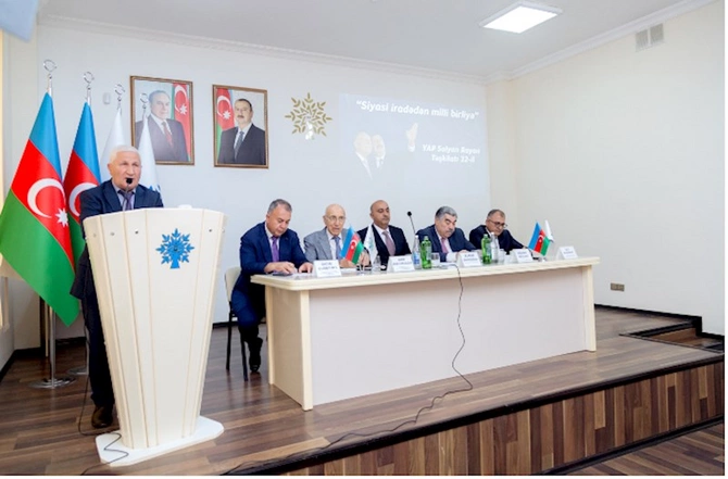 Salyan rayon təşkilatının yaradılmasının 32 illiyinə həsr edilmiş konfrans keçirildi — FOTOLAR