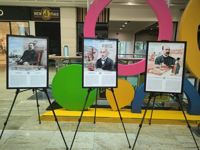 “Azərsun Holdinq” mətbuatın 150 illiyi ilə bağlı sərgi təşkil etdi — FOTOLAR