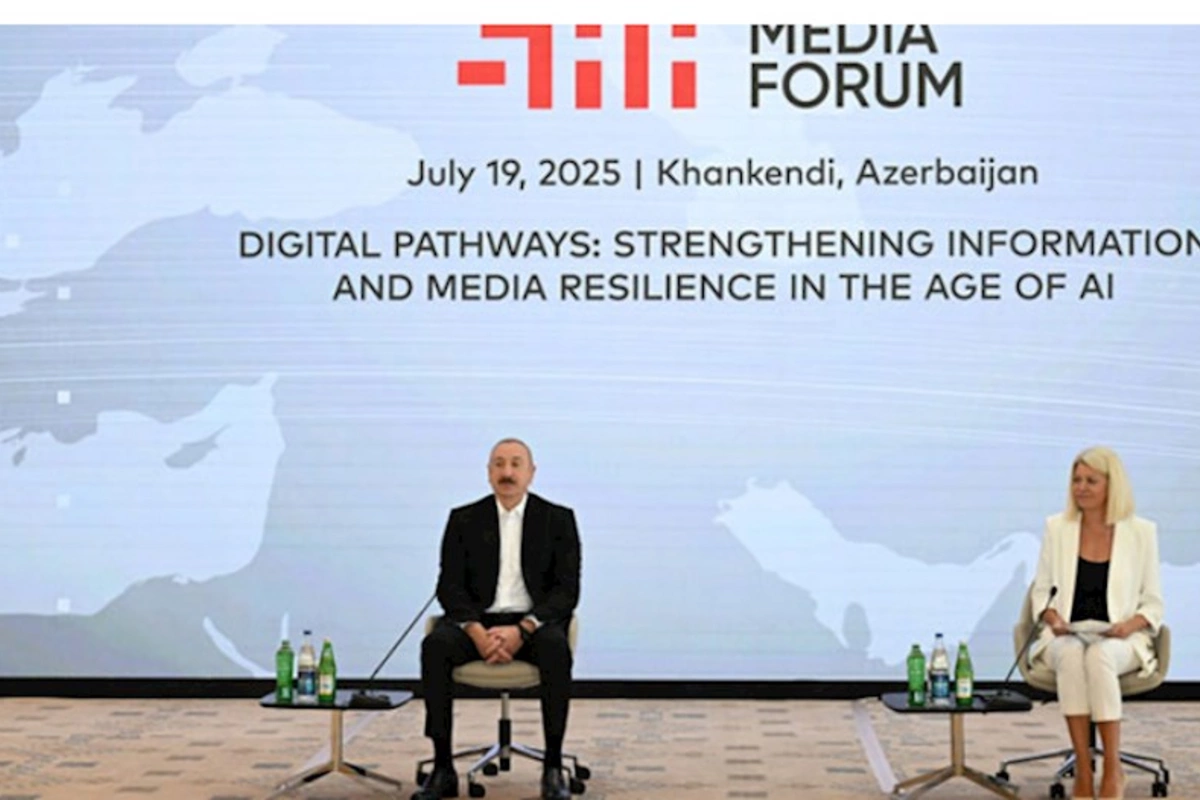 İlham Əliyev Xankəndidə Forumda iştirak edib — VİDEO
