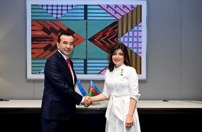 Günay Əfəndiyeva Özbəkistanın mədəniyyət elçisi medalı ilə təltif edildi — FOTO Günay Əfəndiyeva Özbəkistanın mədəniyyət elçisi medalı ilə təltif edildi — FOTO