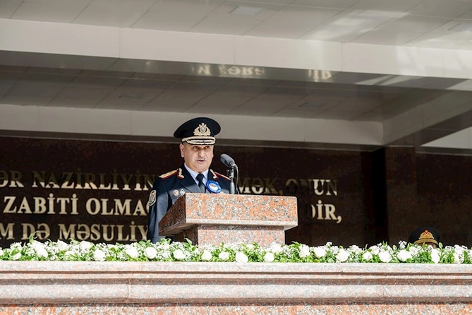 “Polis bundan sonra da Vətənə və xalqa şərəflə xidmət edəcək” — Vilayət Eyvazov (FOTOLAR/VİDEO) “Polis bundan sonra da Vətənə və xalqa şərəflə xidmət edəcək” — Vilayət Eyvazov (FOTOLAR/VİDEO)