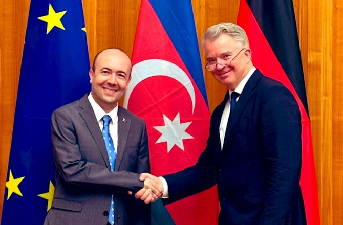 Azərbaycan və Almaniya XİN-ləri arasında siyasi məsləhətləşmələr keçirilib — FOTO Azərbaycan və Almaniya XİN-ləri arasında siyasi məsləhətləşmələr keçirilib — FOTO