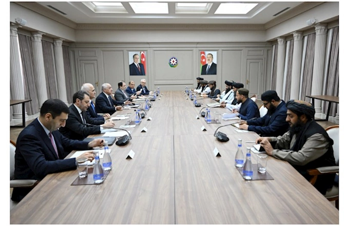 Əli Əsədov Əfqanıstanın Baş nazirinin müavini ilə görüşüb — FOTO Əli Əsədov Əfqanıstanın Baş nazirinin müavini ilə görüşüb — FOTO