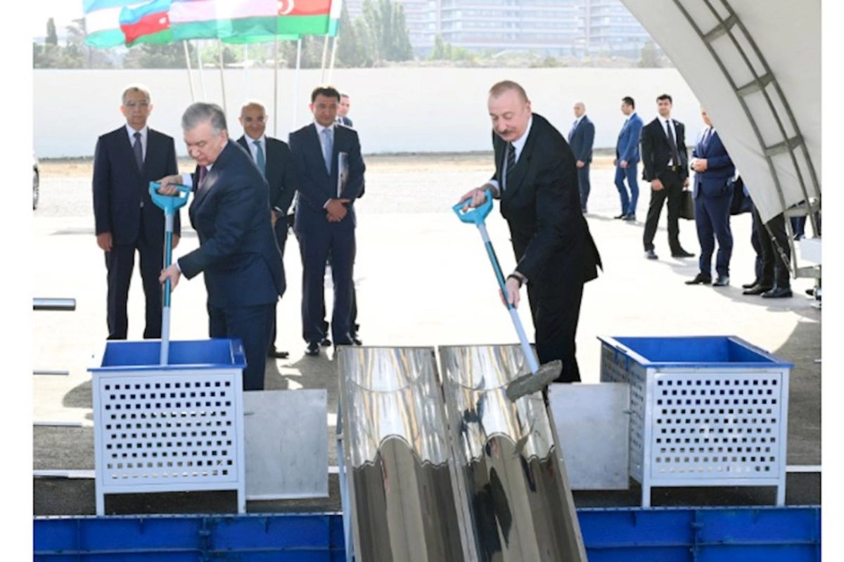 Ağ şəhərdə “Özbəkistan” parkının təməli qoyuldu — FOTOLAR