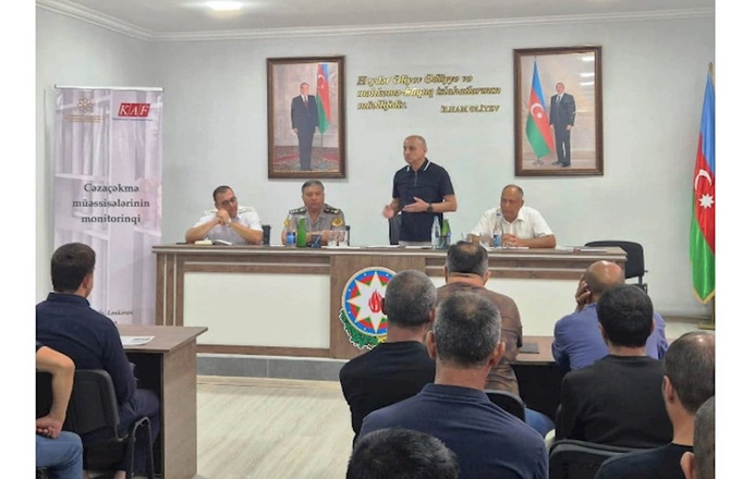 Konstitusiya Araşdırmalar Fondu 12 saylı Cəzaçəkmə müəssisəsində monitorinq keçirdi — FOTOLAR