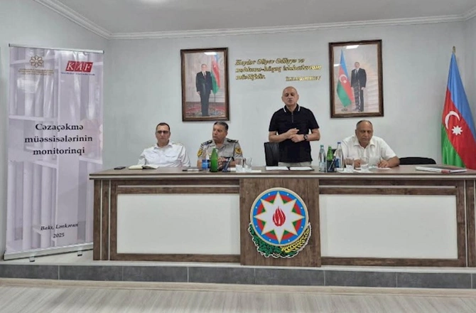 Konstitusiya Araşdırmalar Fondu 12 saylı Cəzaçəkmə müəssisəsində monitorinq keçirdi — FOTOLAR