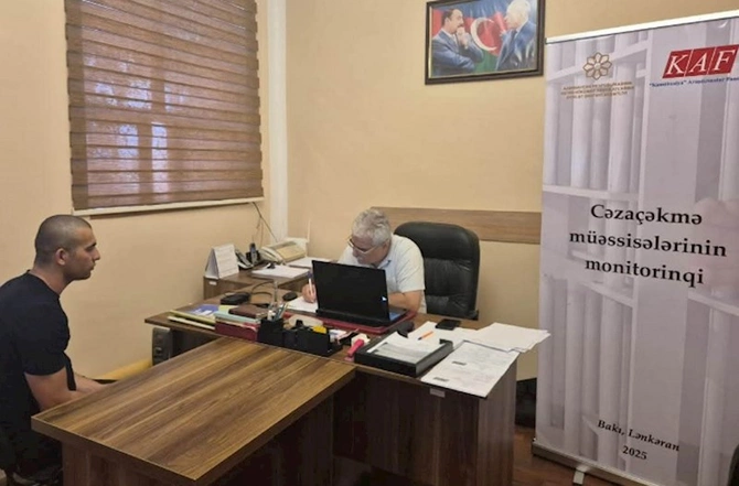 Konstitusiya Araşdırmalar Fondu 12 saylı Cəzaçəkmə müəssisəsində monitorinq keçirdi — FOTOLAR