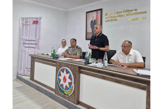 Konstitusiya Araşdırmalar Fondu 12 saylı Cəzaçəkmə müəssisəsində monitorinq keçirdi — FOTOLAR