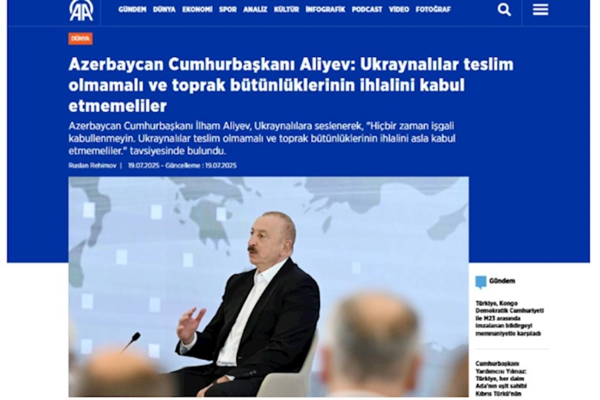 İlham Əliyevin III Qlobal Media Forumunda çıxışı dünya mətbuatının diqqət mərkəzindədir