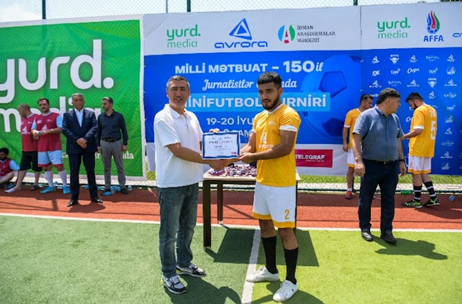Şamaxıda Milli Mətbuat – 150 minifutbol turnirinin qalibi müəyyənləşib — FOTOLAR