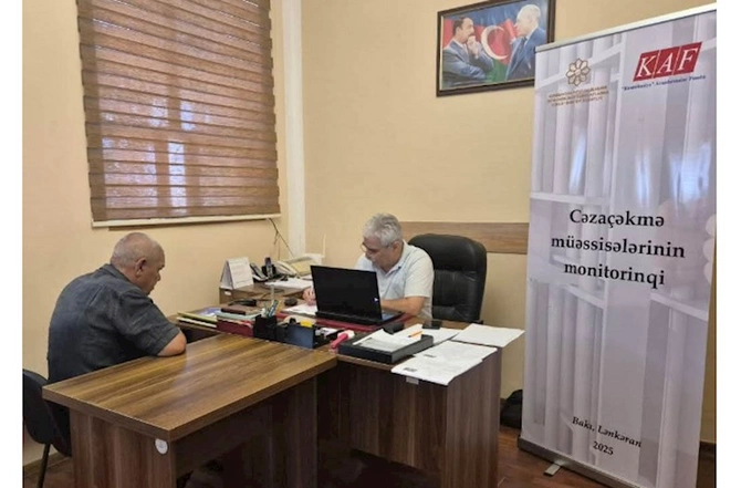Konstitusiya Araşdırmalar Fondu 12 saylı Cəzaçəkmə müəssisəsində monitorinq keçirdi — FOTOLAR