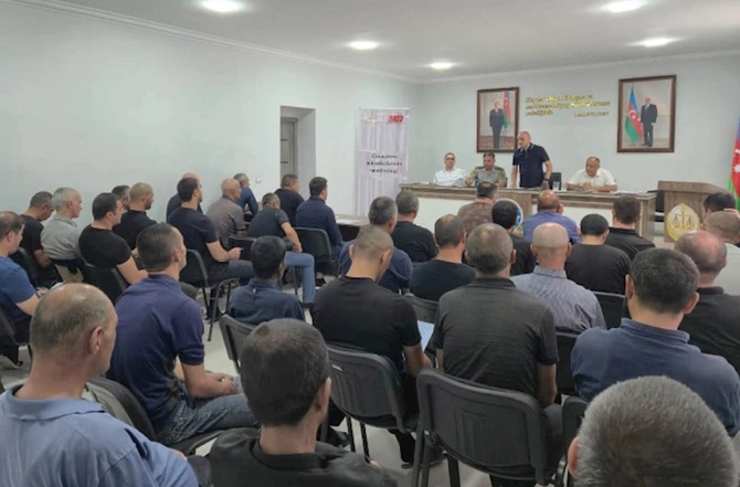 Konstitusiya Araşdırmalar Fondu 12 saylı Cəzaçəkmə müəssisəsində monitorinq keçirdi — FOTOLAR