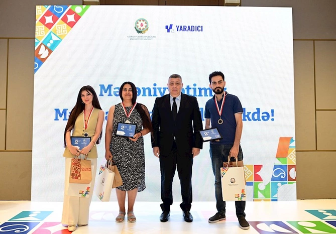 Media nümayəndələrinin iştirakı ilə Mədəniyyətimiz, mətbuatımız: 150 il birlikdə adlı tədbir keçirilib — FOTOLAR Media nümayəndələrinin iştirakı ilə Mədəniyyətimiz, mətbuatımız: 150 il birlikdə adlı tədbir keçirilib — FOTOLAR
