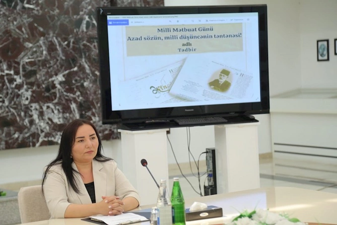 Hacıqabulda Milli Mətbuat Günü münasibətilə tədbir keçirildi — FOTOLAR Hacıqabulda Milli Mətbuat Günü münasibətilə tədbir keçirildi — FOTOLAR