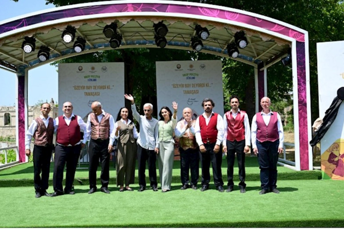 Üzeyir bəy deyərdi ki... adlı tamaşa Şuşada nümayiş olundu — FOTOLAR