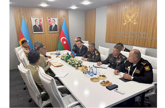 Azərbaycan-Pakistan hərbi əməkdaşlığının yeni perspektivləri müzakirə edilib — FOTOLAR