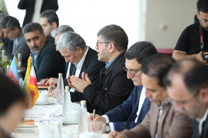 İranda Astara Terminalında görülən işlər müzakirə olundu — FOTOLAR İranda Astara Terminalında görülən işlər müzakirə olundu — FOTOLAR
