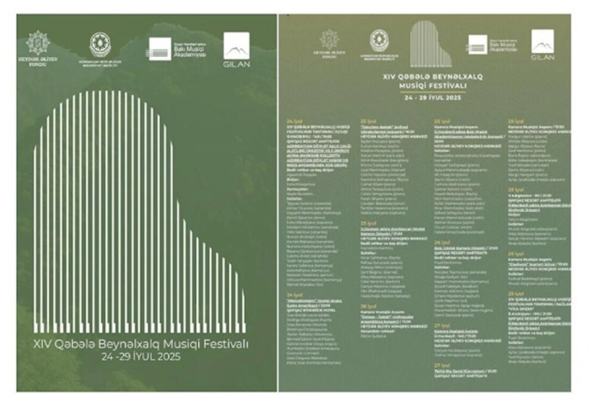 Bu gün XIV Qəbələ Beynəlxalq Musiqi Festivalı başlayır — FOTO/VİDEO