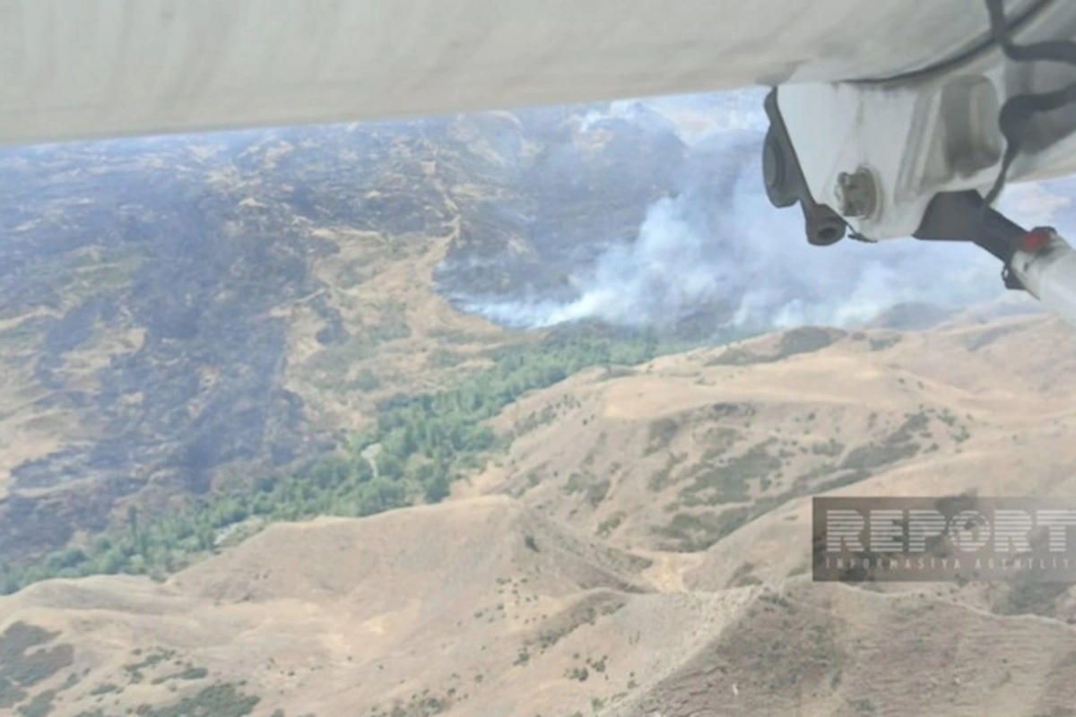 Talış və Tapqaraqoyunlu kəndləri istiqamətində yanğınlar başladı, helikopterlər cəlb olundu — YENİLƏNİB
